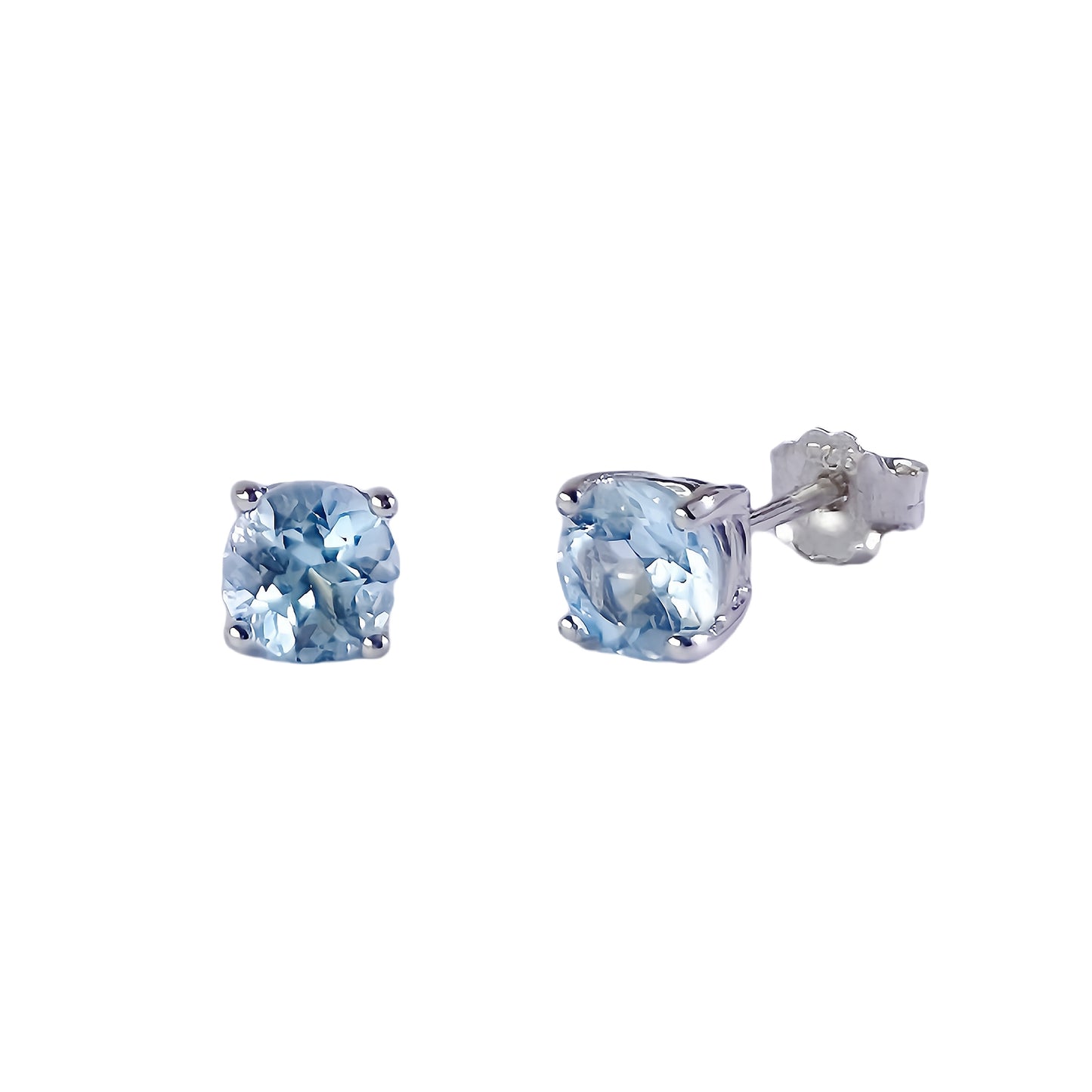 Topaz Stud Earrings 5mm