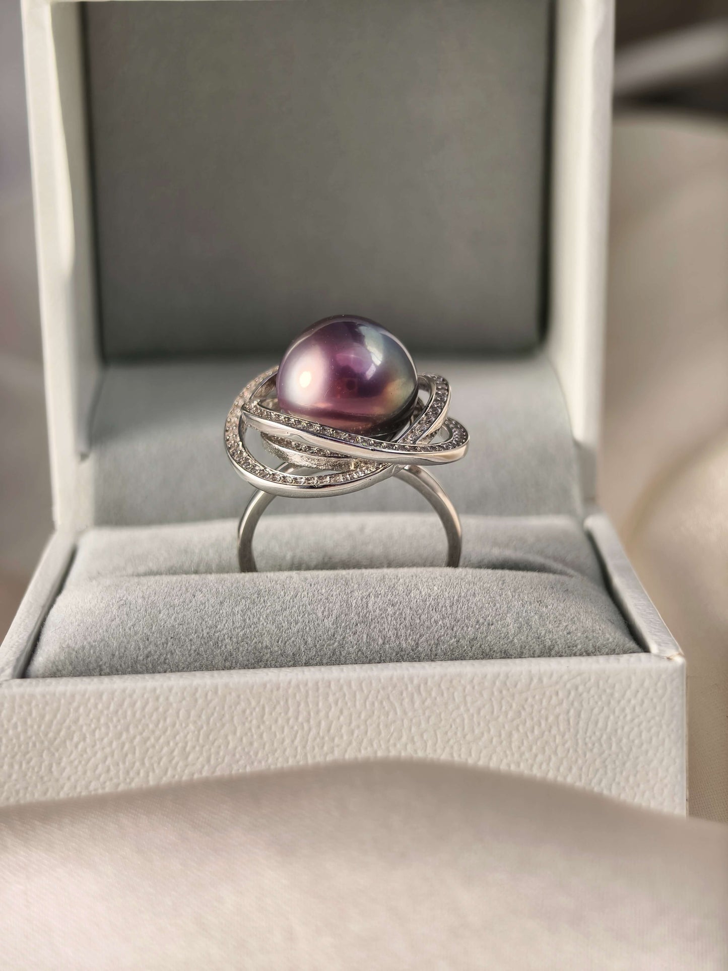 Edison Pearl Ring 925 Sterling Silver