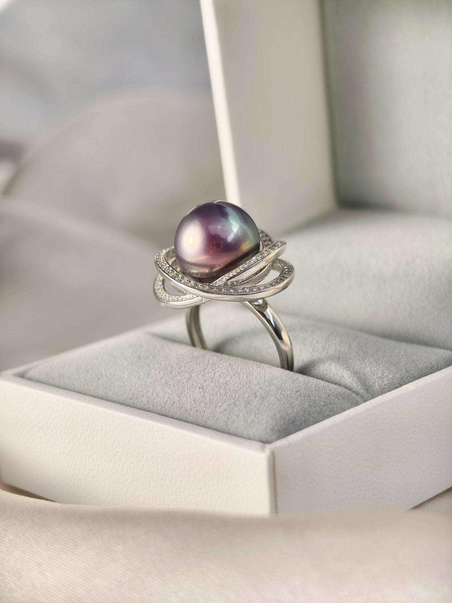 Edison Pearl Ring 925 Sterling Silver