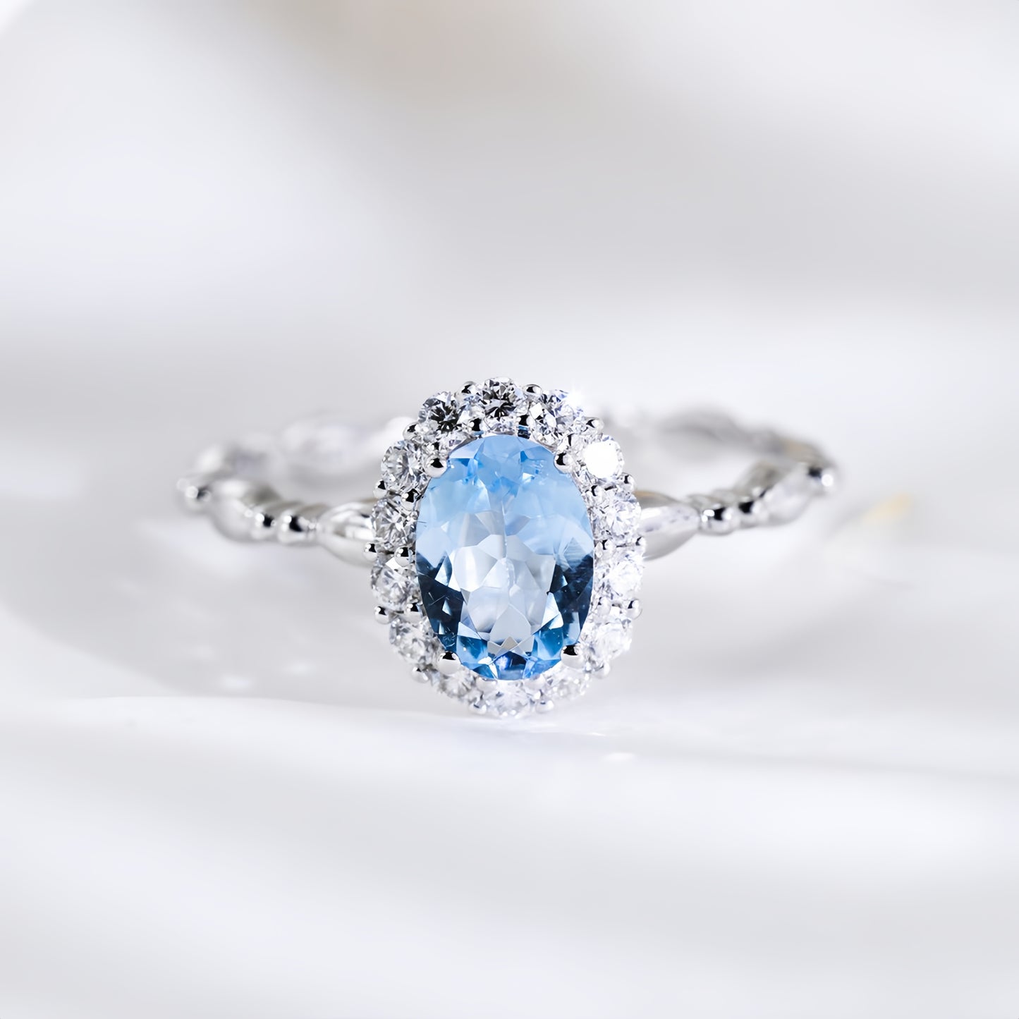 Aquamarine ring